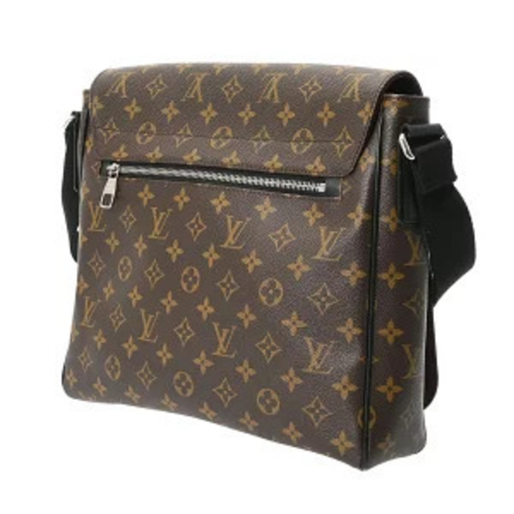 Louis Vuitton Canvas NM Bag Brown Macassar Monogram Shoulder Brown District